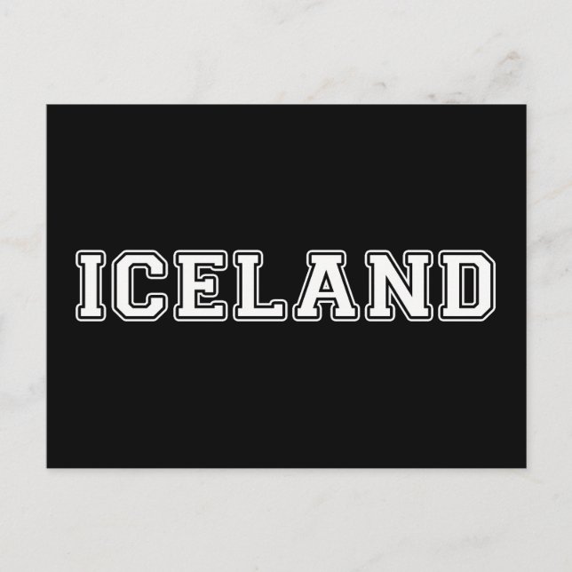 Iceland Postcard (Front)