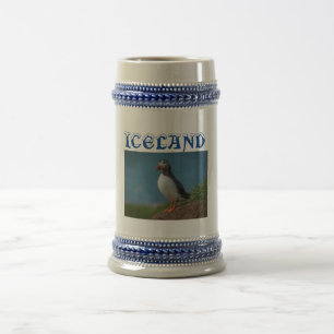 Iceland Puffin Souvenir Beer Stein