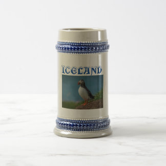 Iceland Puffin Souvenir Beer Stein