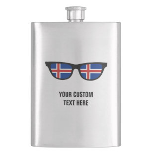 Iceland Shades custom flask
