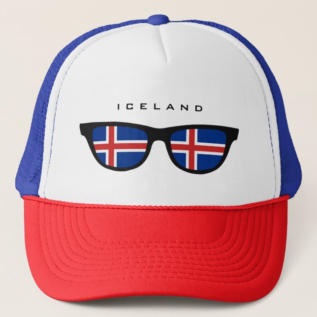 Iceland Shades custom hat (Front)