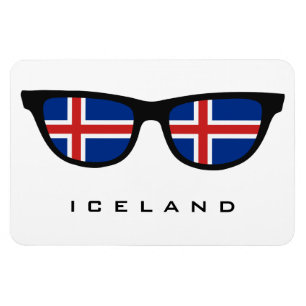 Iceland Shades custom text & colour magnet