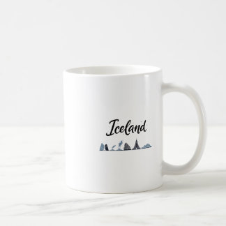 Iceland Skyline Travel Vacation Outfits Coffee Mug