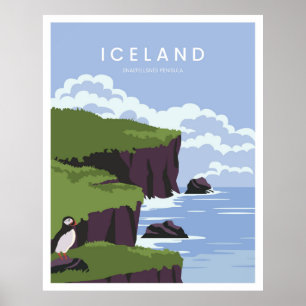 Iceland Snaefellsnes Peninsula Poster