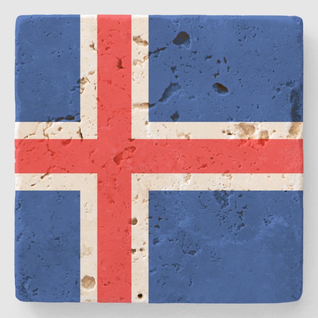 Iceland Stone Coaster (Front)