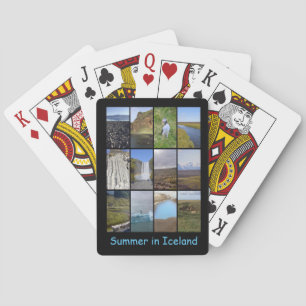 Iceland Summer Landscape Playing Cards