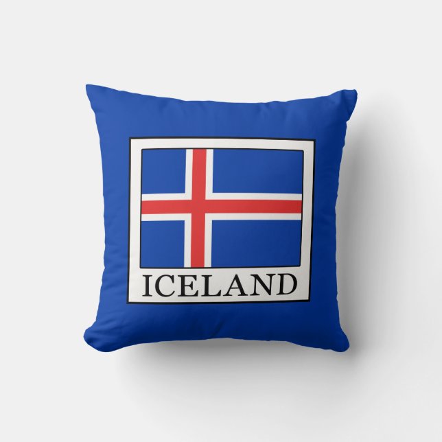 Iceland Throw Pillow (Front)