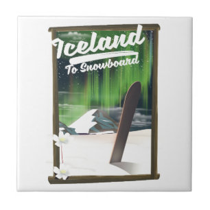 Iceland to Snowboard Tile