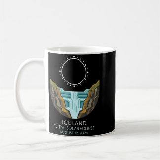 Iceland Total Solar Eclipse 2026 Celestial Event Coffee Mug