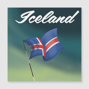 Iceland travel poster
