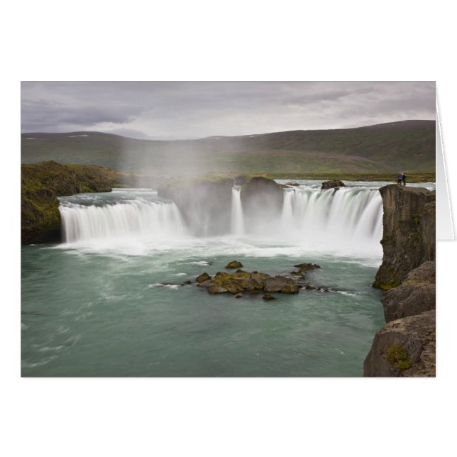 Iceland. View of Godafoss Falls on the (Front Horizontal)