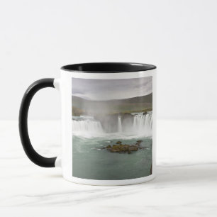 Iceland. View of Godafoss Falls on the Mug