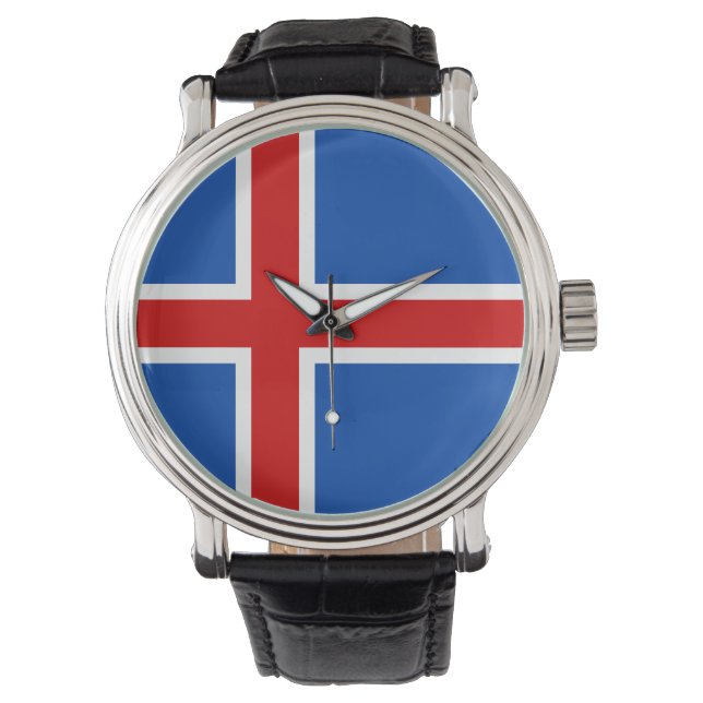 Iceland Watch - The flag of Iceland (Front)