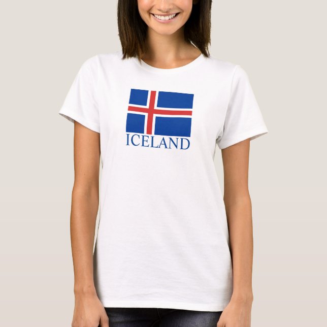 Iceland Women's Basic T-Shirt (Front)