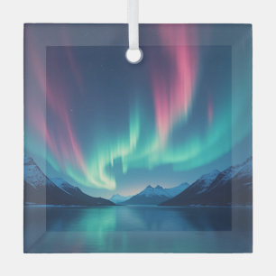 Icelandic Aurora Glass Ornament