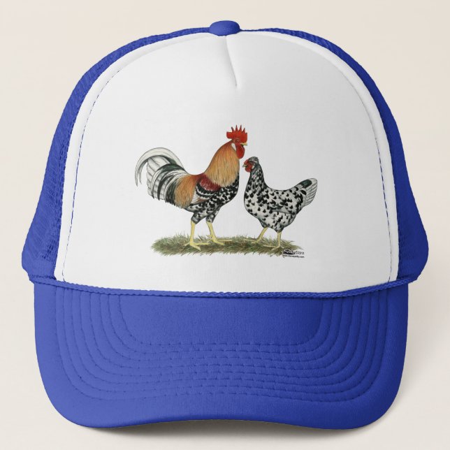 Icelandic Chickens Trucker Hat (Front)