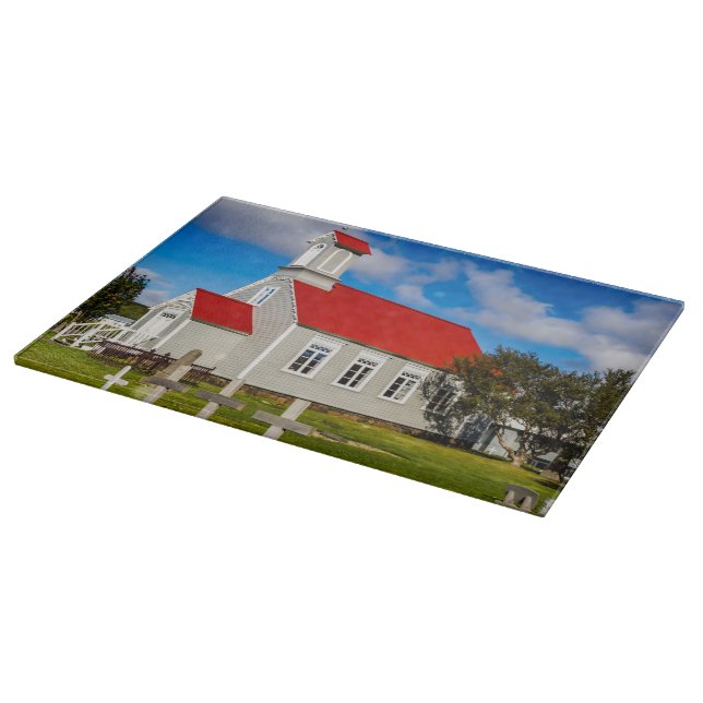 Icelandic Church Cutting Board (Corner)