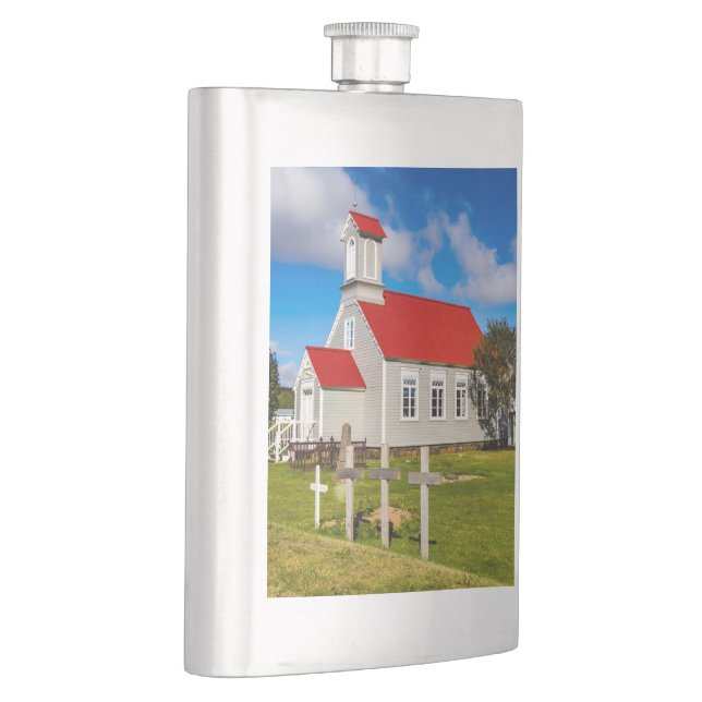 Icelandic Church Hip Flask (Right)