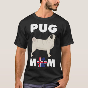 Icelandic Dog Pug Mom Essential T-Shirt 818