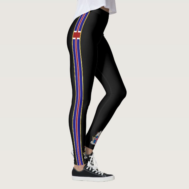 Icelandic flag leggings (Right)