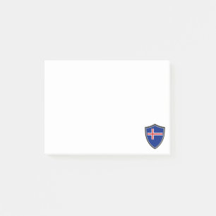 Icelandic flag post-it notes