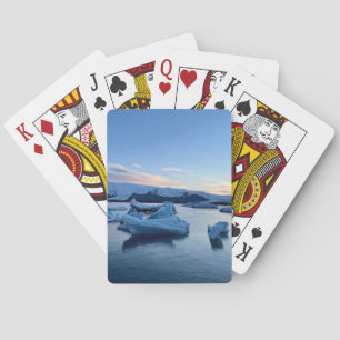 Icelandic glacier lagoon - playing cards