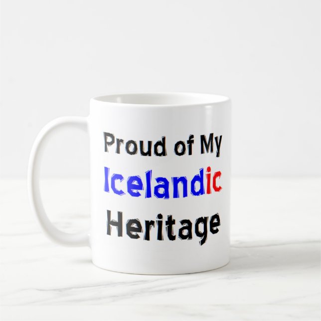 icelandic heritage coffee mug (Left)