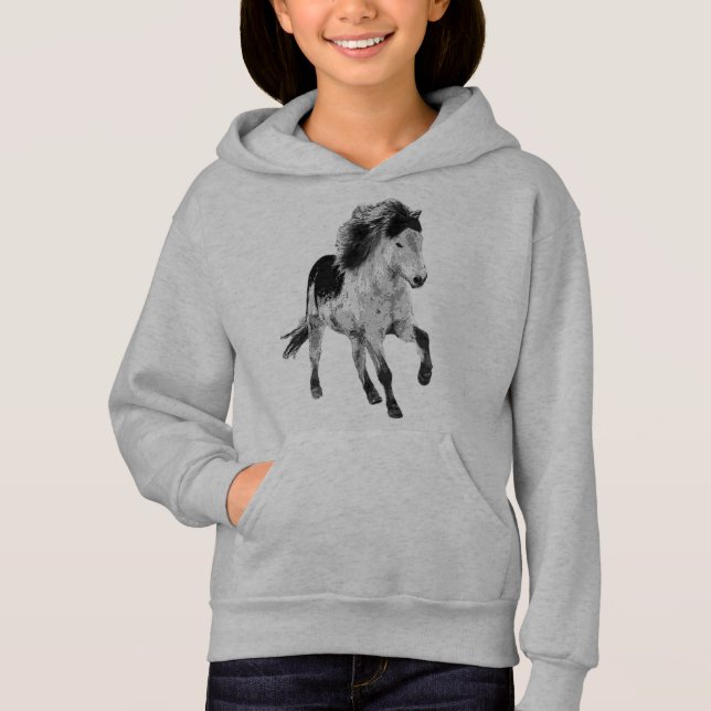 Icelandic horse in motion (Front)