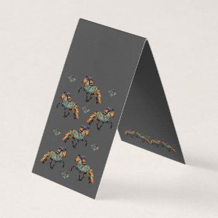 Icelandic Horse Pop Art Business Card