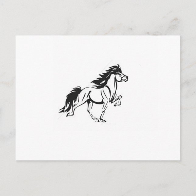 Icelandic Horse Postcard (Front)