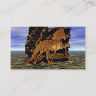 Icelandic Horse Set in Stone Business Card