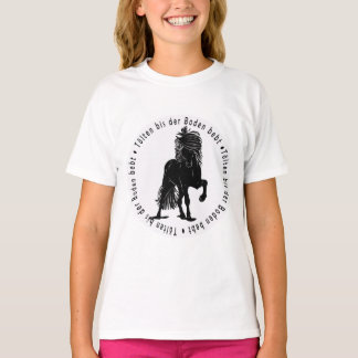 Icelandic horse tölt until the ground shakes T-Shirt
