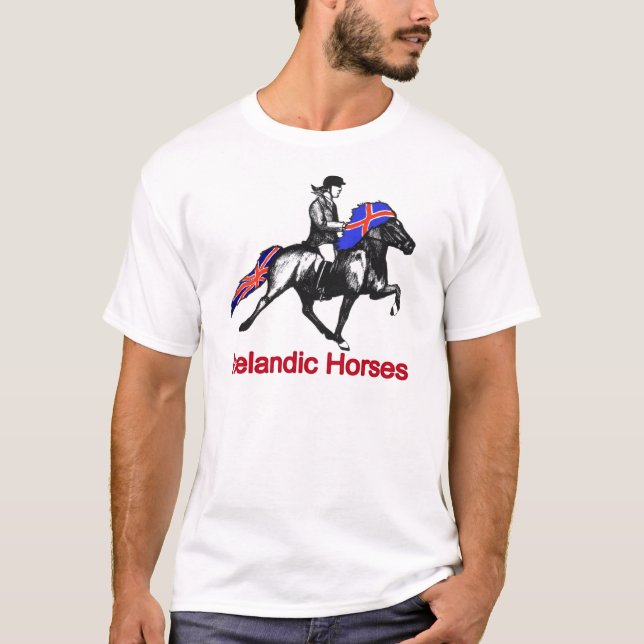Icelandic horses T-Shirt (Front)