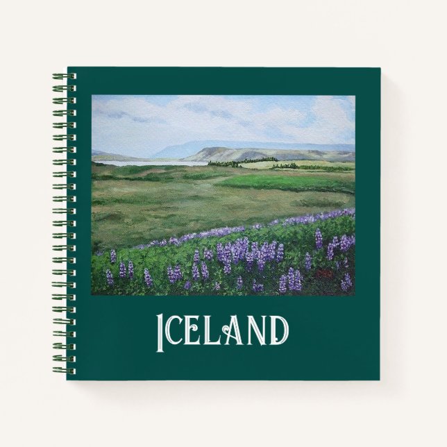 Icelandic landscape by Pola.B.Alex Notebook (Front)