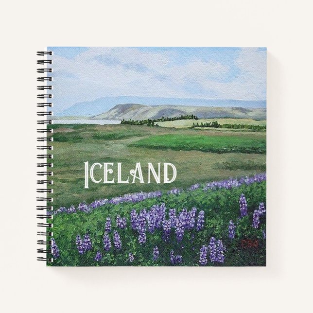 Icelandic landscape by Pola.B.Alex Notebook (Front)