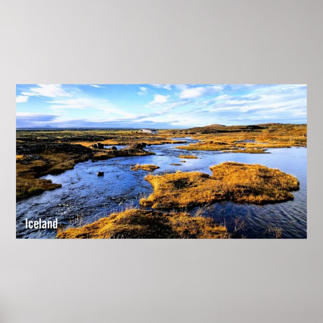 Icelandic landscape poster (Front)