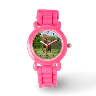 Icelandic Pony Tölt Funny Horse Lovers  dial-plate Watch