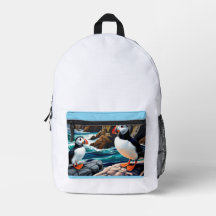 Icelandic Puffins BackPack