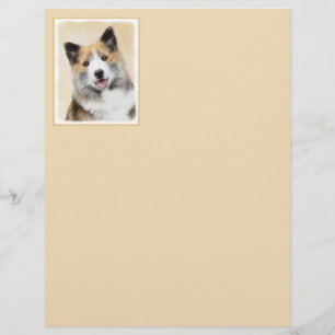 Icelandic Sheepdog Painting - Original Dog Art