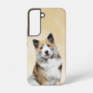 Icelandic Sheepdog Painting - Original Dog Art Samsung Galaxy Case