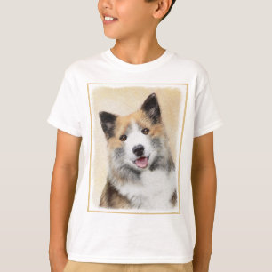 Icelandic Sheepdog Painting - Original Dog Art T-Shirt