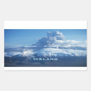 Icelandic Volcano Eruption Sticker