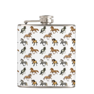 Icelandic's in Gait Hip Flask