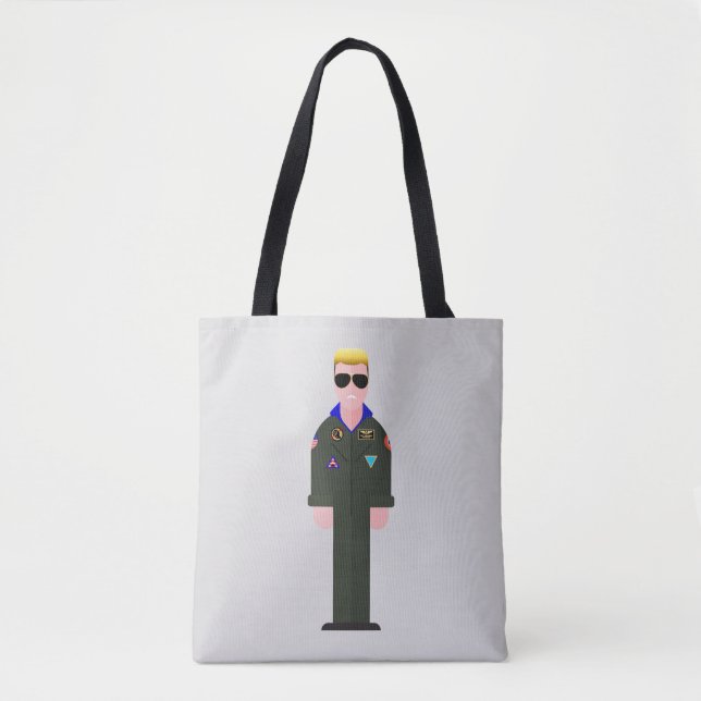 Iceman - 80s Movie Icon Tote Bag (Front)