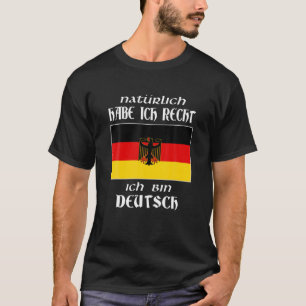 Ich Bin Deutsch Funny German Language Germany Say T-Shirt
