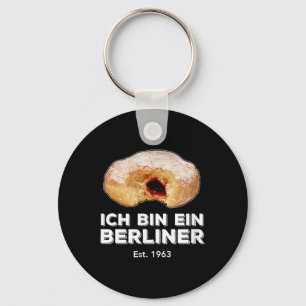Ich Bin Ein Berliner Speech Jelly Doughnut Wall Co Keychain