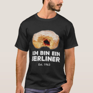 Ich Bin Ein Berliner Speech Jelly Doughnut Wall Co T-Shirt