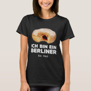 Ich Bin Ein Berliner Speech Jelly Doughnut Wall Co T-Shirt