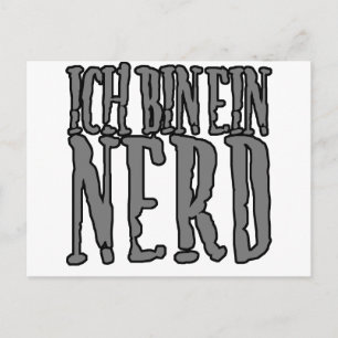 Ich Bin Ein Nerd Postcard