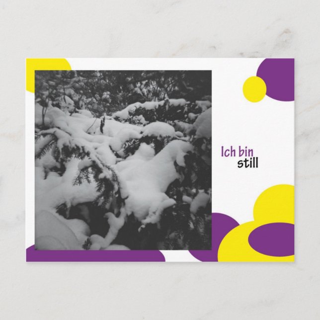 ich bin still postcard (Front)